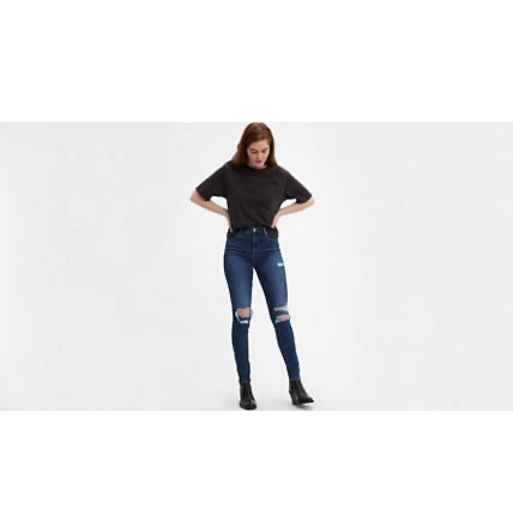 Levi's 721 High-Rise Skinny Blue Jeans Womens Size 6 Medium W28 L30 - NEW